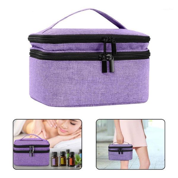 

large nail polish storage organizer holder carrying case bag for 30 bottles1