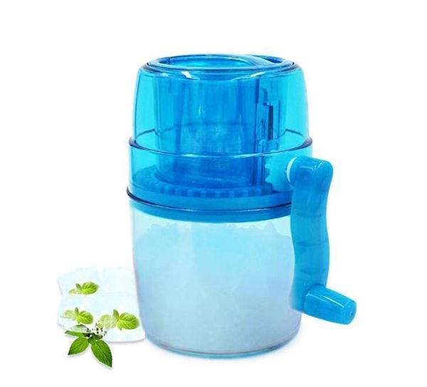 

handle diy ice crusher manual multifunction portable slush maker home snow cone smoothie block making machine shaver crushers & shavers