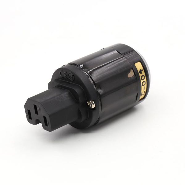 

smart power plugs 2pcs c-004 rhodium palted iec plug for diy audio wire