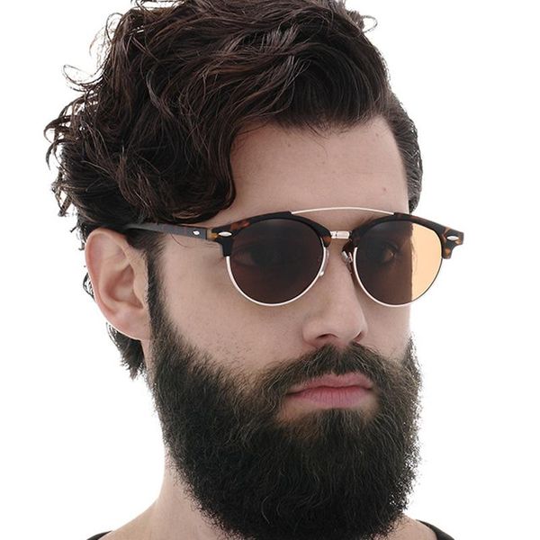 

sunglasses 2021 latest styles classic half frame semi-rimless mens womens fashion polarized retro eyewear uv400, White;black