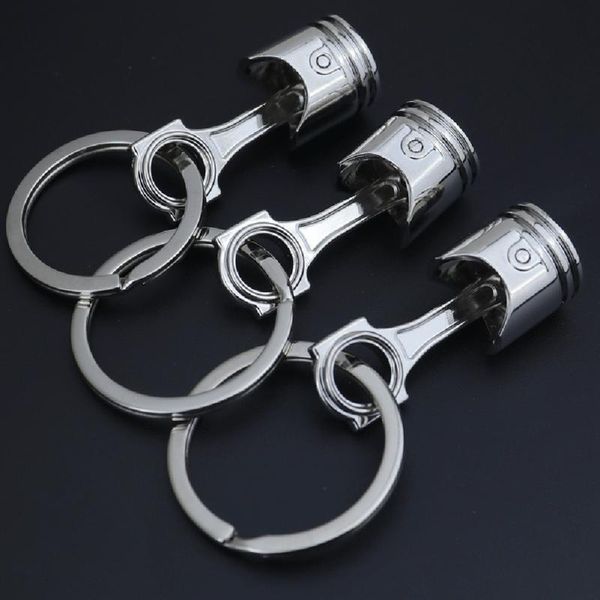 

keychains upgrade zinc alloy engine silvery piston keychain key fob wholesale silver color available european for men gift trinkets