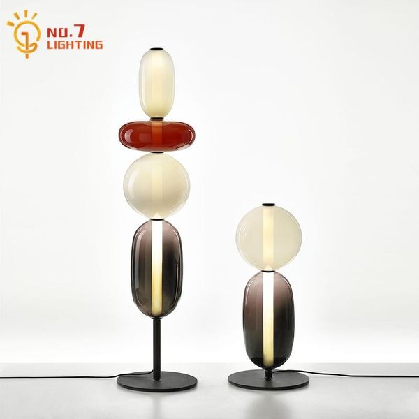 

czech design colorful glass bomma corner floor lamp for living room decoration modern stand light bedroom bedside hall salon bar lamps