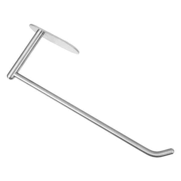 

towel racks 1pc roll paper stand wall mounted stainless steel rack for kitchen