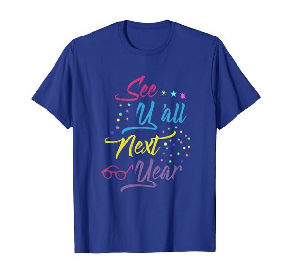 

see y'all next year school graduation gift t shirt, White;black