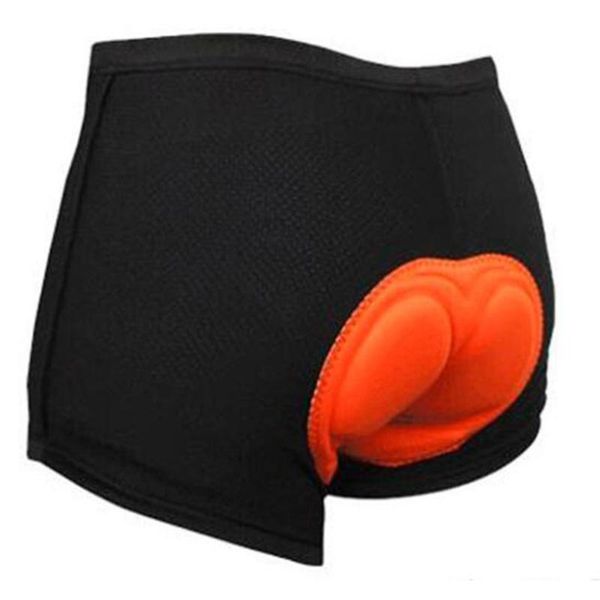 

bicycle outdoor riding shorts sponge silicone cushion moisture wicking quick-drying absorption breathable underwear gym clothing, White;black