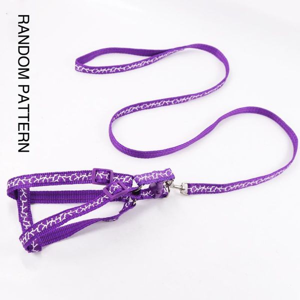 

patch chest back leash nylon pet products purple dog collars & leashes