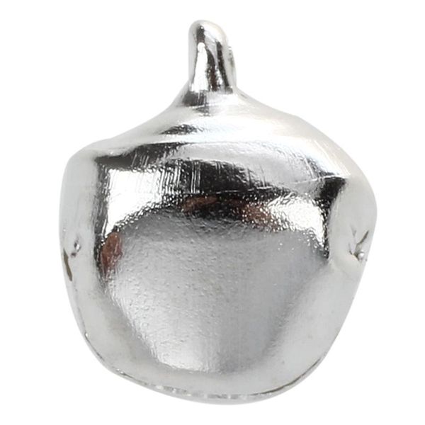 

christmas decorations 20 pcs jingle bells 10 mm silver tone