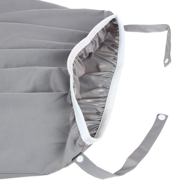 

hanging baskets reusable pail liner for cloth diaper/dirty diapers wet bag, gray