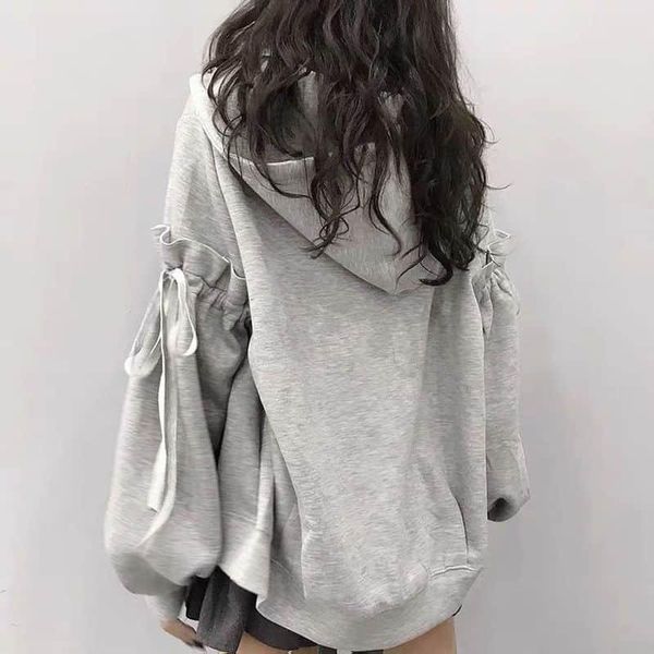 

sweatshirts men and women ins hooded plus velvet thick all-match clothes female students korean version of loose long-sleeved women's h, Black