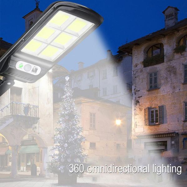 

solar lamps led street wall light motion sensor outdoor night 3 modes ip65 waterproof road lamp for yard garden