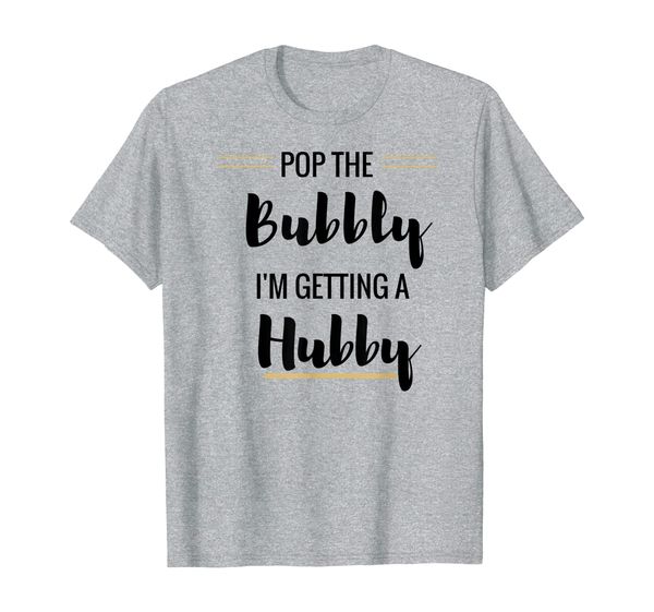 

pop the bubbly i'm getting a hubby, black gold, party, White;black