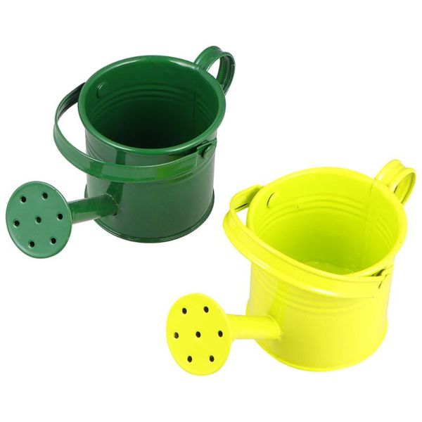 

watering equipments 2pcs creative tins simple pots durable