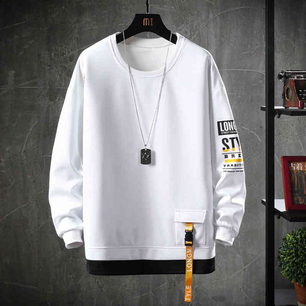 

2020 long sve sweater cloth student 2020 new spring men's autumn printed top, Black