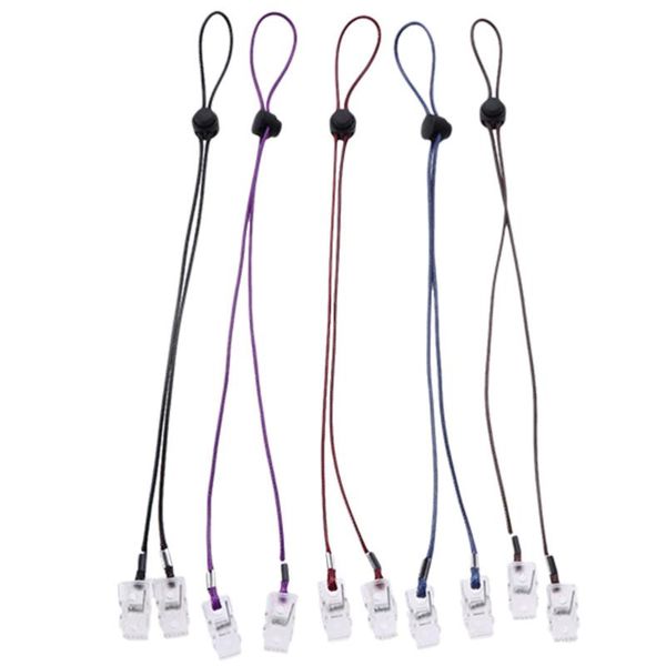 

napkin rings 1 set 10 pcs adjustable clips practical bib holders (assorted color)