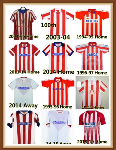

retro atletico madrid18 19 03 04 05 100 centenary soccer jerseys torres simeone vintage football camisetas classic shirts kit50, Black;yellow