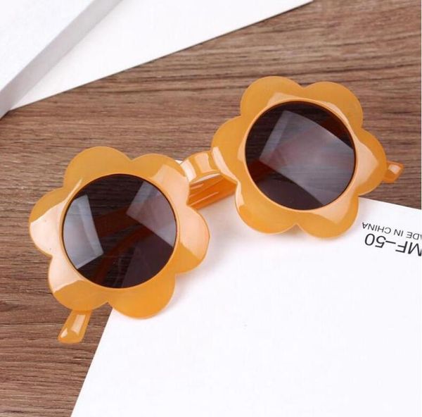 

2022 new kids sunglasses sunflower frame girls eyeglasses baby boy sun glasses children beach eyewear fashion acetate kids accessories, Blue