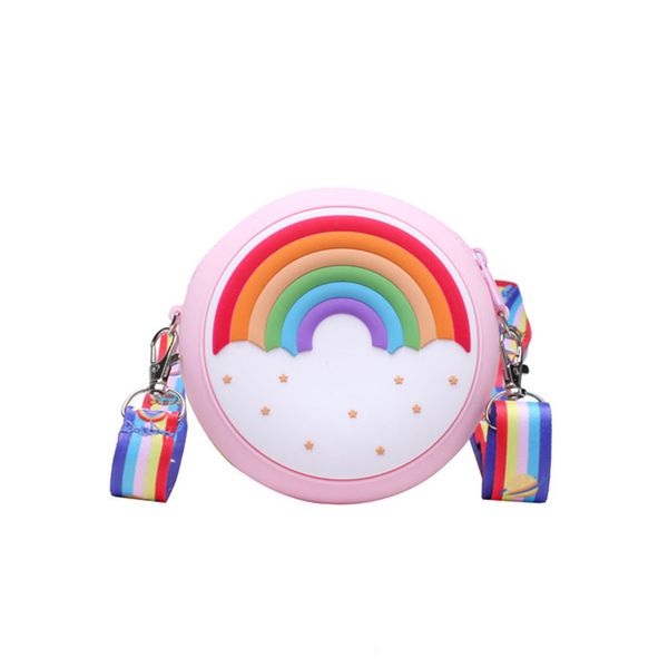 Kinder Schultaschen Donuts Form Tasche für Mädchen Jungen Cartoon Rucksäcke PU Leder Schöne Kindergarten Schulranzen Runde Rucksack