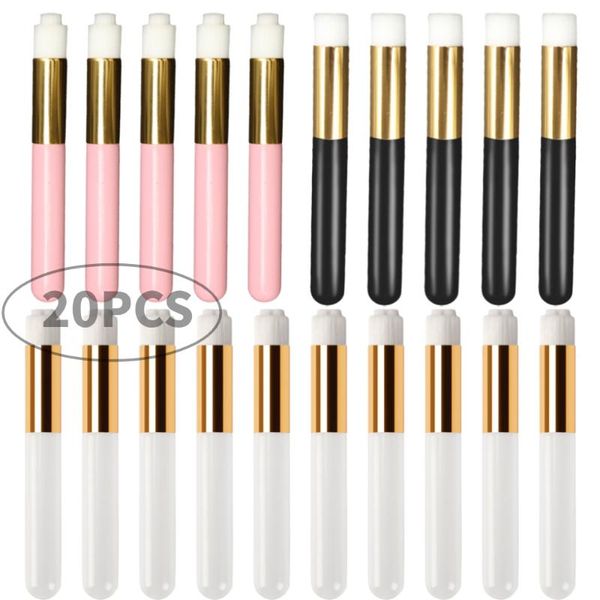 

makeup brushes 5/10/20pcs professional eyelash cleaning eyebrow brush extensions tool nose pore blackhead deep lash shampoo clean