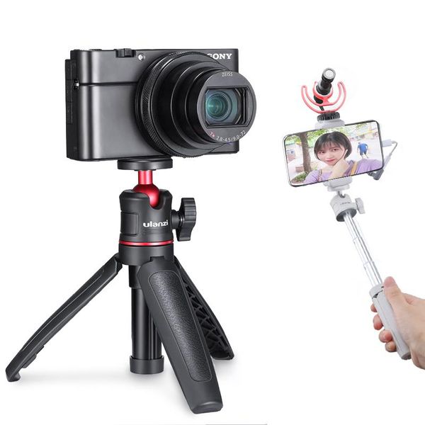 

cell phone mounts & holders ulanzi mt-08 dslr slr vlog tripod cold shoe mount holder for microphone led light mini sony a6400 a6300