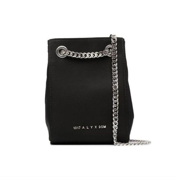 

duffel bags 1017 alyx 9sm backpack men women 1:1 high-quality metal chain bag genuine leather open mouth with tag label