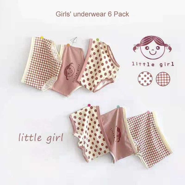 

girl's briefs children's underwear plain cotton pantalons medium and old shorts girls' panties, Camo