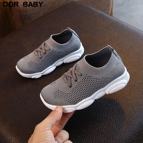 

kids shoes anti-slip soft rubber bottom baby sneaker casual flat sneakers children size kid girls boys sports athletic & outdoor, Black