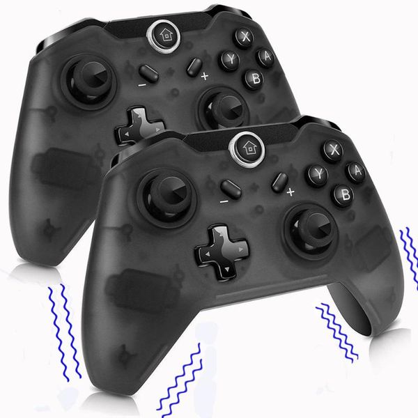 

game controllers & joysticks 1/2 pcs bluetooth wireless controller gamepad for switch pro professional joypad joystick console windows
