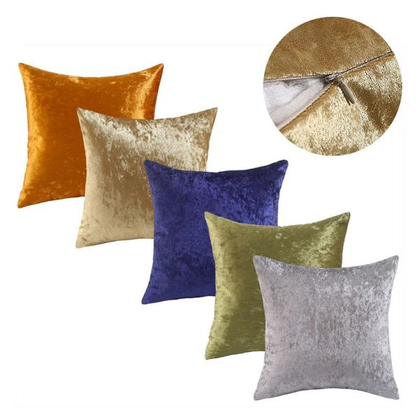 

cushion/decorative pillow 15 colors square cushion cover home decor sofa bed chair waist case 45x45cm luxury for living room