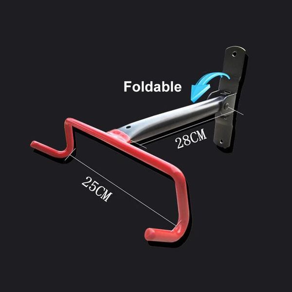

car & truck racks bicycle rack hanging display parking wall hooks red