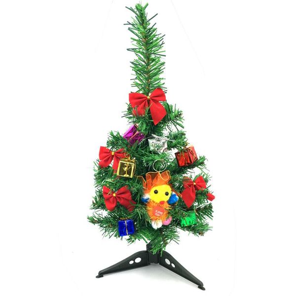 

christmas decorations 1pcs a small fir tree on the tree. 2 sizes of placed deskground mini
