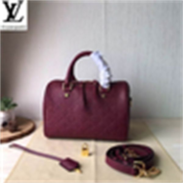

evening brand designer luxury c63p bags m40753 wine red speedy 25 cross series handbag handbags bags totes handles shoulder body bag