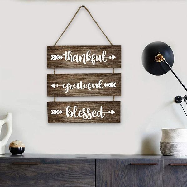 

party decoration wooden front door hanging sign for window wall home garden plaques christmas tree ornaments board