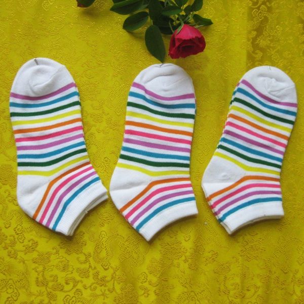 

fashion socks women's raiow boat cotton student low sports, Black;white