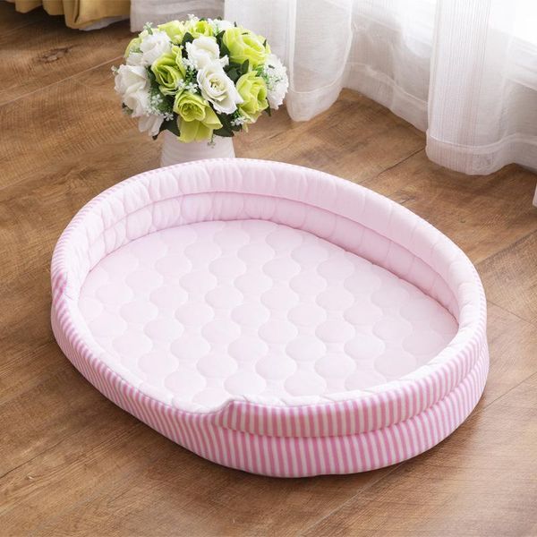 

kennels & pens ice silk summer pet ices pad cool dog cat house breathable sofa cushion moisture-proof portable all season accessories