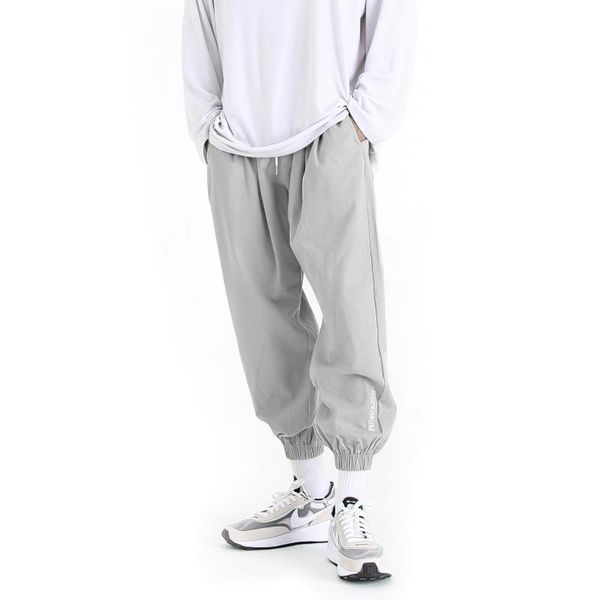 

men's pants houzhou black cargo for men korean spring autumn streetwear techwear hip hop grey trousers male japanese