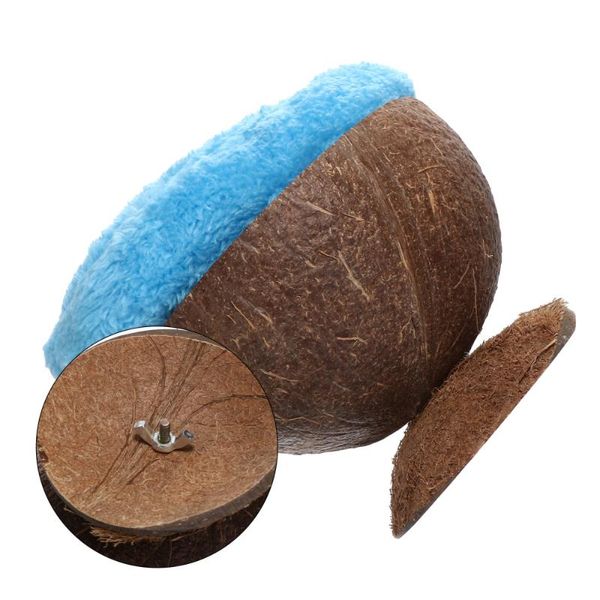 

bird cages 1 set squirrel coconut shell nest portable hamster resting place