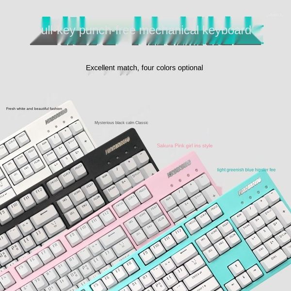 

readson 104-key korean keyboard english general mechanical keyboard1