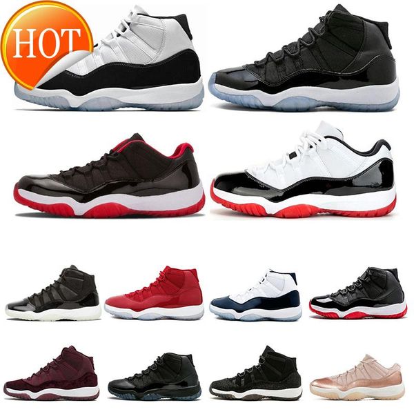 

new 11 11s mens basketball shoes concord 45 cap and gown legend blue space jam xi women sport sneakers shoes m