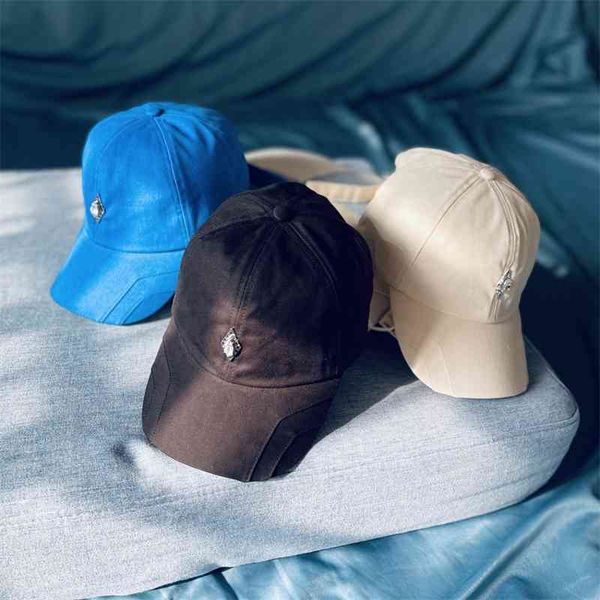 

guochao smfk21ss new phantom baseball female personality buckle duck tongue cap spring and summer sun visor trendsetter, Black;white
