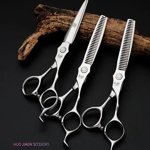 

hair scissors 6.0 professional hairdressing thinning barber scissor set cutting 440c japan steel