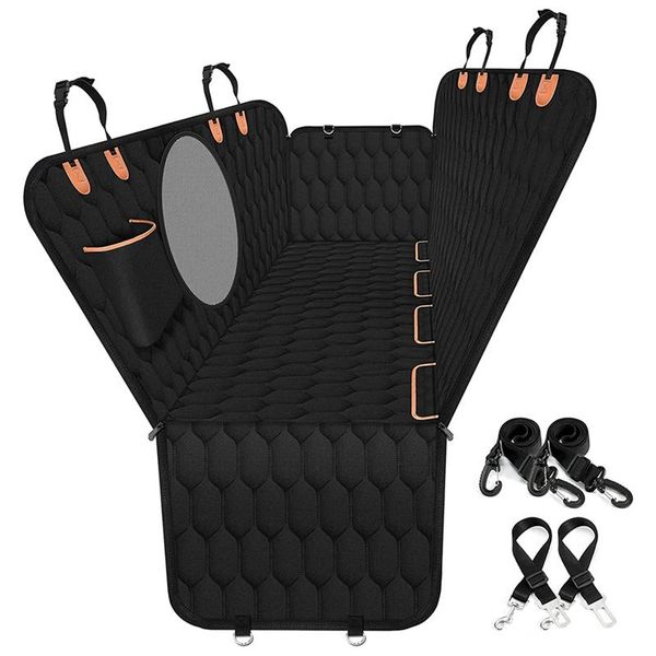 

kennels & pens dog car seat cover for back seat,waterproof hammock dogs with mesh window, scratchproof covers