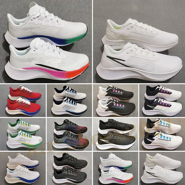 

pegasu 37 38 mens running shoes midnight navy greedy kelly anna triple white black crimson blue ribbon green wolf grey men women trainers sp, White;red