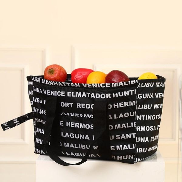 

storage bags foldable cold bag fruit pock thermal insulation shopping ice large capacity food organizer home accessories