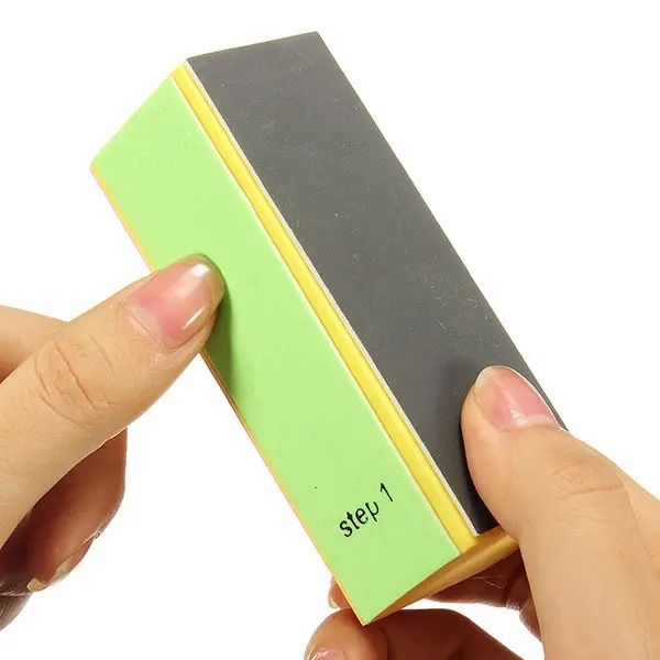 

nail art 4 step buffer sanding file blocks buffers, Silver