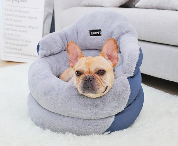 

hand wash fiber dog bed winter warm pet heated house small puppy kennel for cats sleeping bag nest cat beds & furniture
