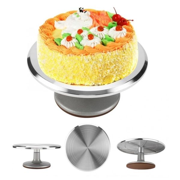 

baking tools decorating table cake turntable aluminum alloy non-slip stand gh681 & pastry
