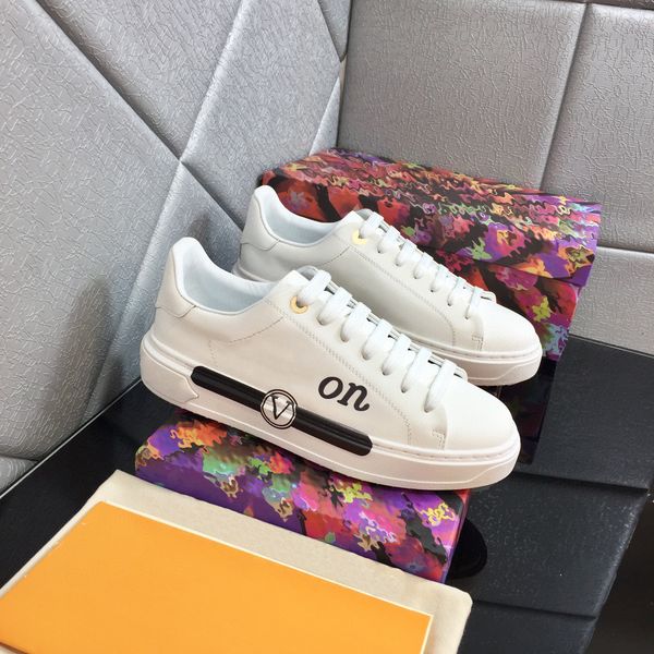 

fashion quality designer shoes woman real leather cartoon handmade multicolor gradient technical sneakers women shoes trainers shoe bagshoe1, Black