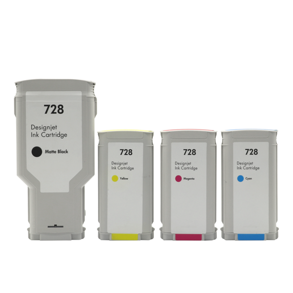 

remanufactured compatible ink cartridge for 728 with chip t730 t830 printer pigment black dye color cartridges
