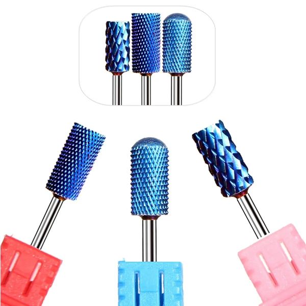 

3 styles electric machine coated carbide file drill bit nail art manicure pedicure - 02#, Silver