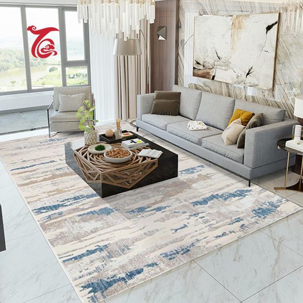 

carpets blue grey nordic thick safety rug large carpet for kids room bedroom sofa soft non-slip flooring tapets